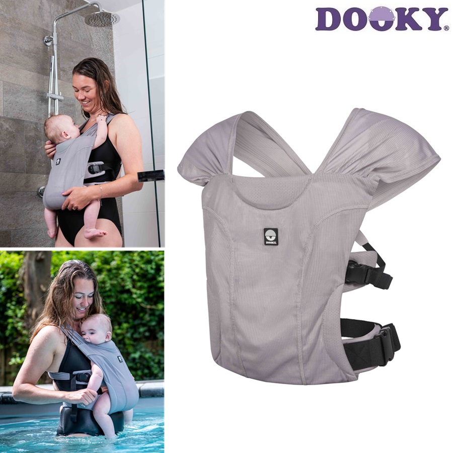 Vauvan suihkureppu ja kantoreppu Dooky Splash Carrier Musta