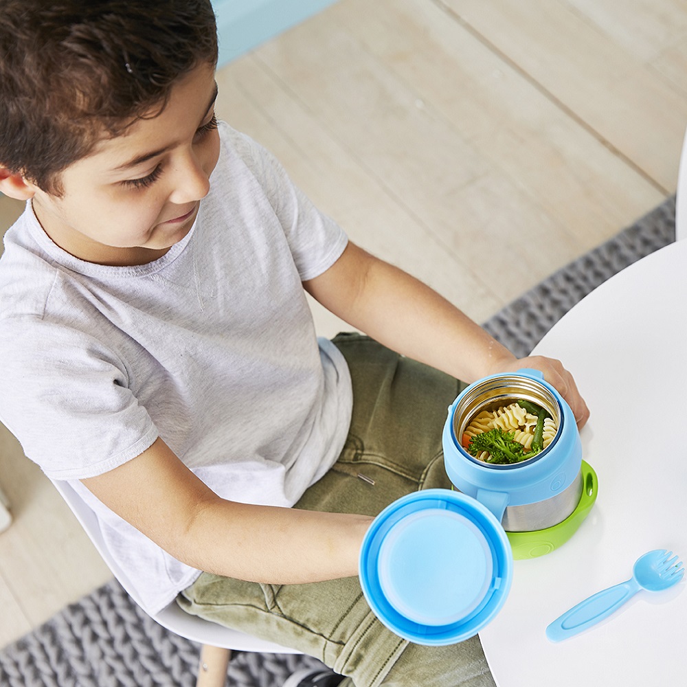 Lasten ruokatermos lusikalla B.box Insulated Food Jar Ocean Blue