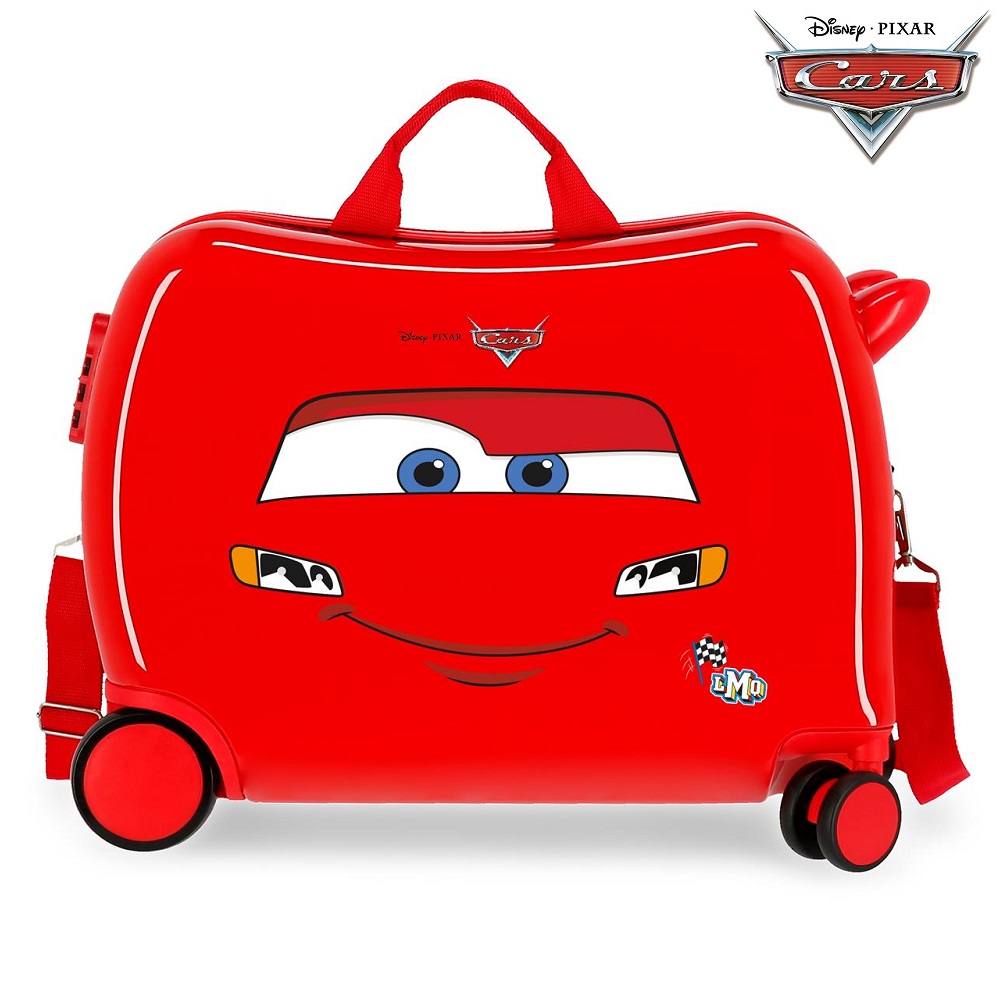 Lasten matkalaukku Cars Lightning McQueen Red