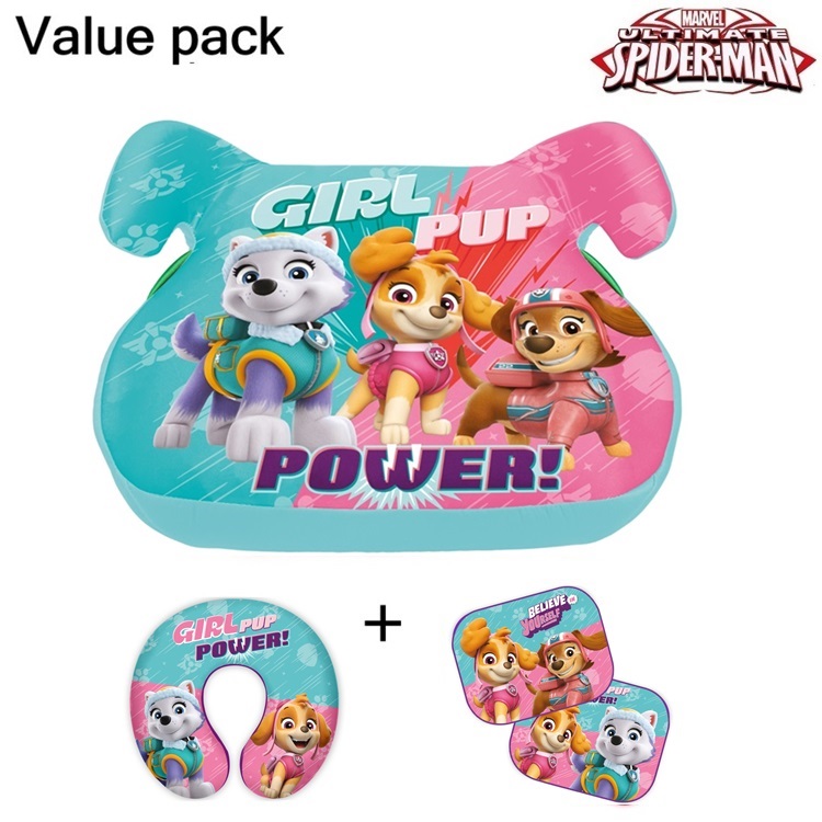 Lasten istuinkoroke autoon Paw Patrol Value Pack