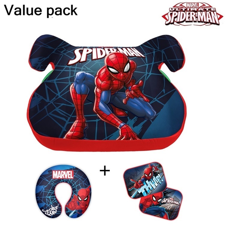 Lasten istuinkoroke autoon Spiderman Value Pack