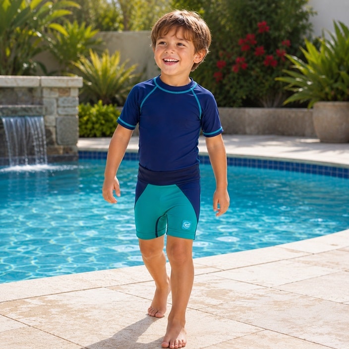 Suojauimahousut - Splash Jammers Navy Jade