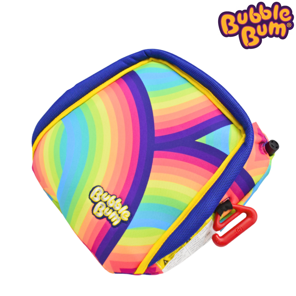 Lasten turvaistuin ja istuinkoroke autoon BubbleBum Rainbow