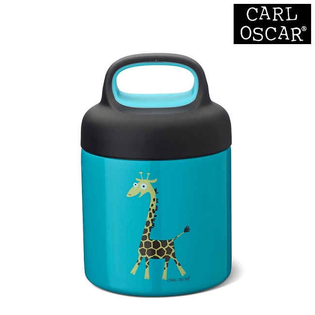 Lasten ruokatermos Carl Oscar Temp Foodjar Blue Giraffe