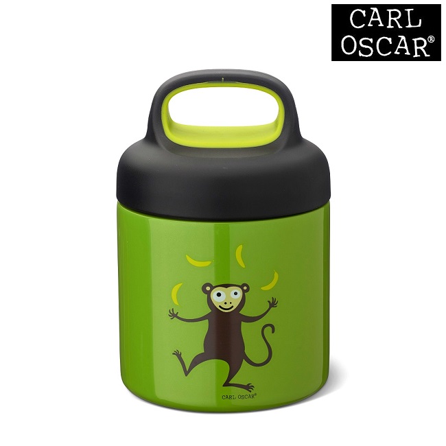 Lasten ruokatermos Carl Oscar Temp Foodjar Lime Monkey