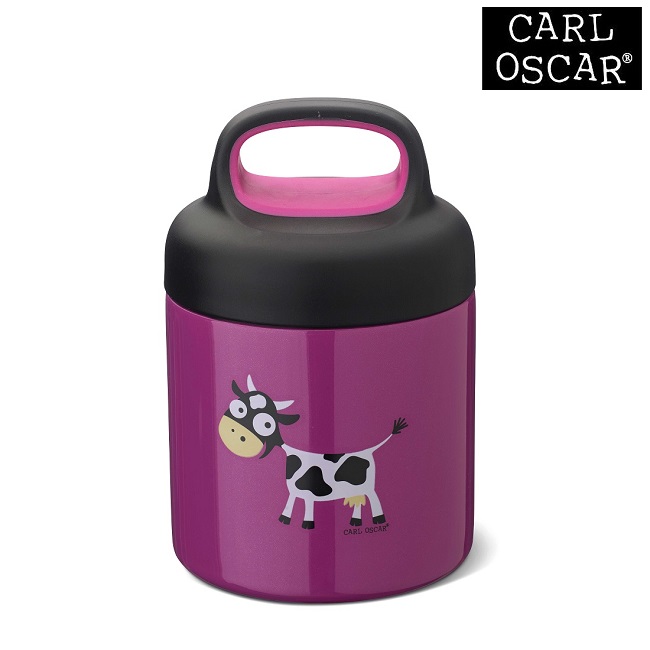 Lasten ruokatermos Carl Oscar Temp Foodjar Pink Cow