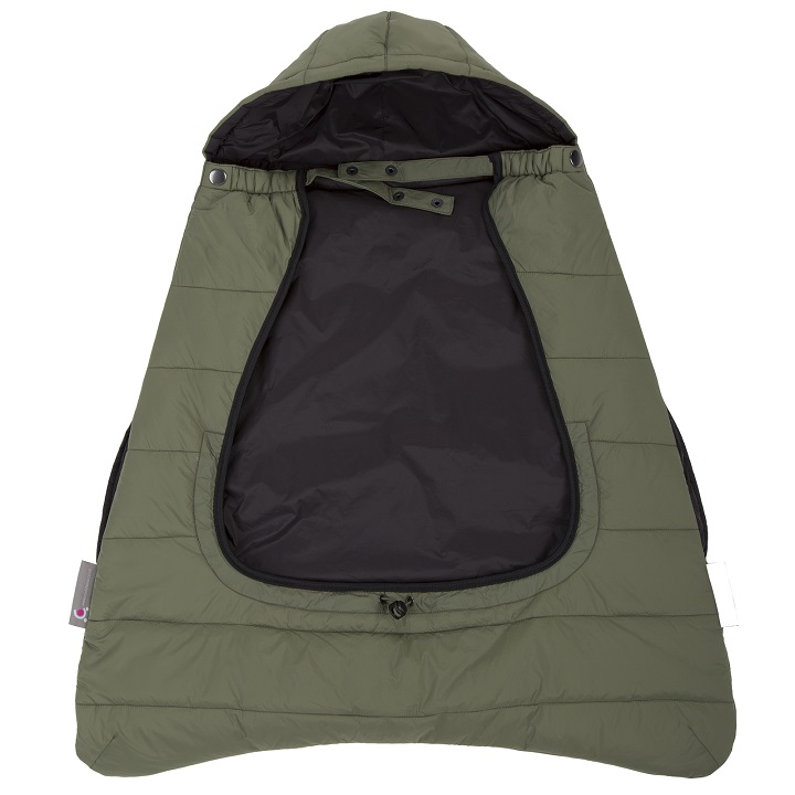 CuddleCo jalkapeite 2 in 1 Comfi Cape Khaki