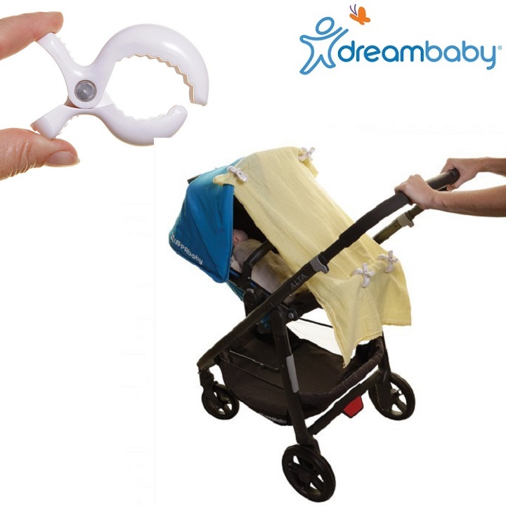 Dreambaby harsoklipsit StrollerBuddy valkoinen