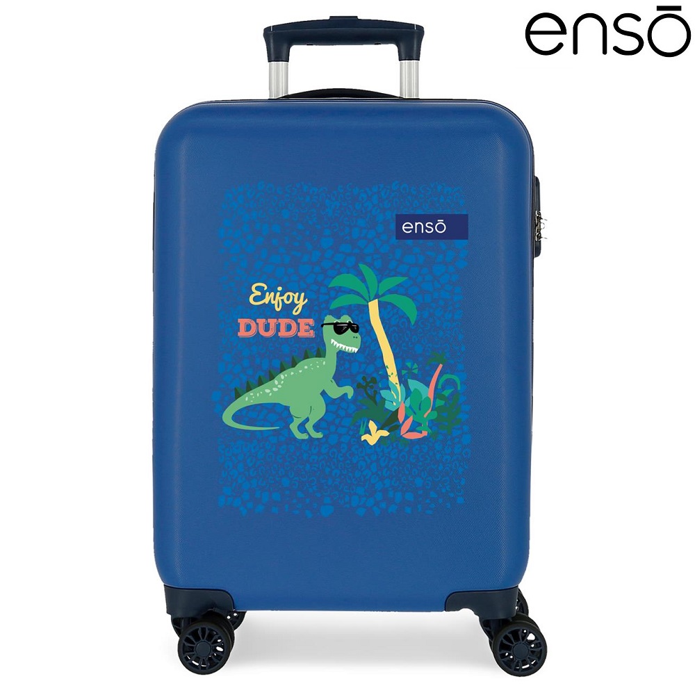 Lasten matkalaukku Enso Dino Space ABS