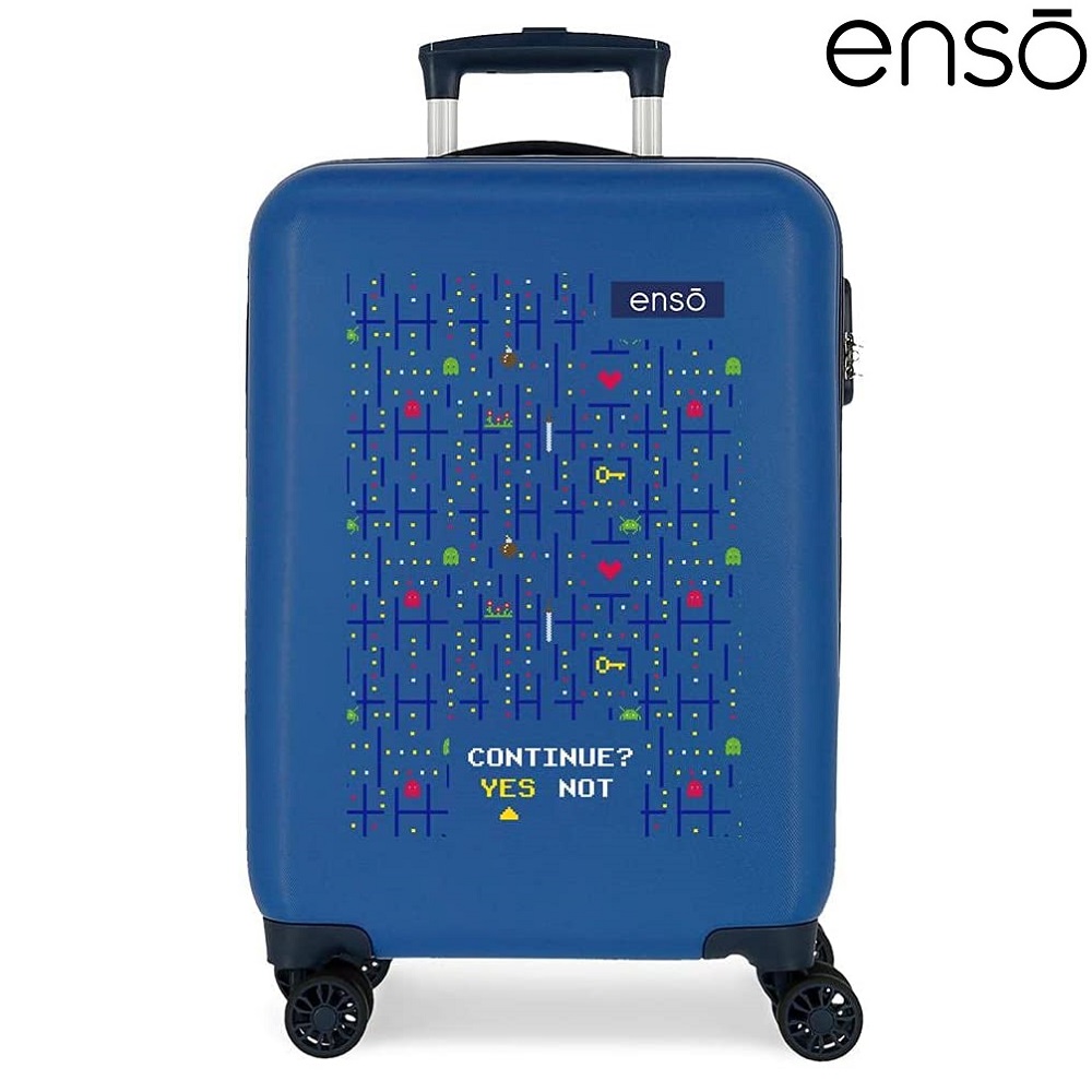 Lasten matkalaukku Enso Gamer Blue ABS
