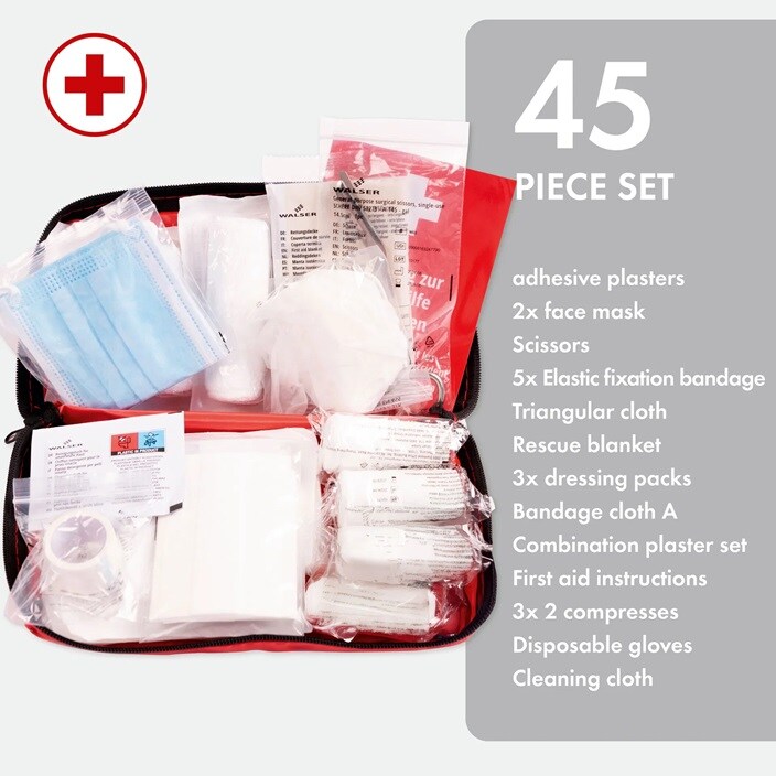 Ensiapupakkaus Autoon - Walser Car First Aid Kit