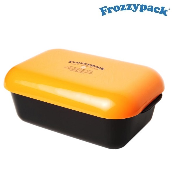 Lasten eväsrasia jonka kannessa kylmäkalle Frozzypack Orange