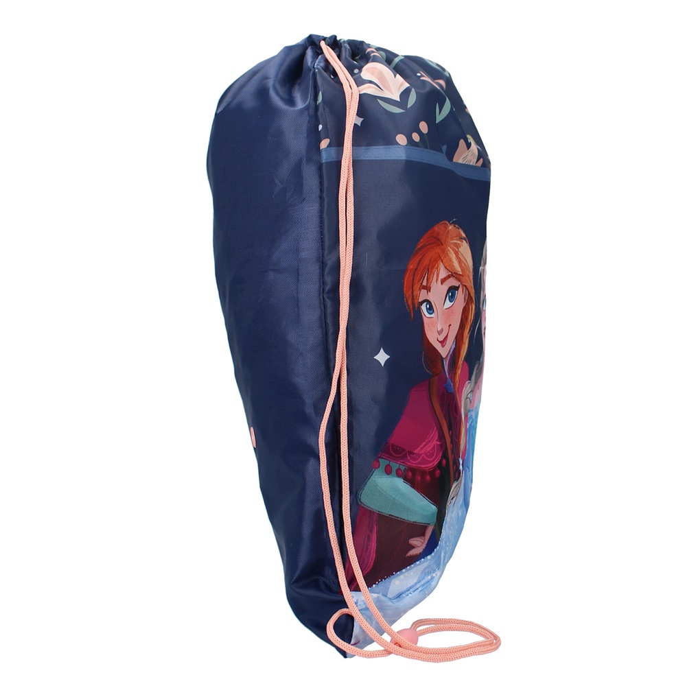 Lasten jumppakassi ja nyörikassi Frozen Sisters Forever