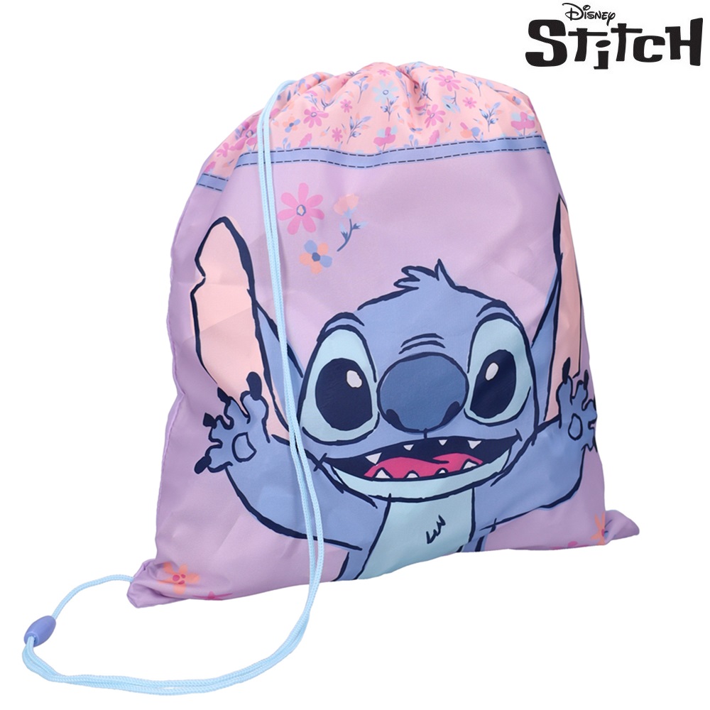 Lasten jumppakassi ja nyörikassi Stitch Spring Smiles