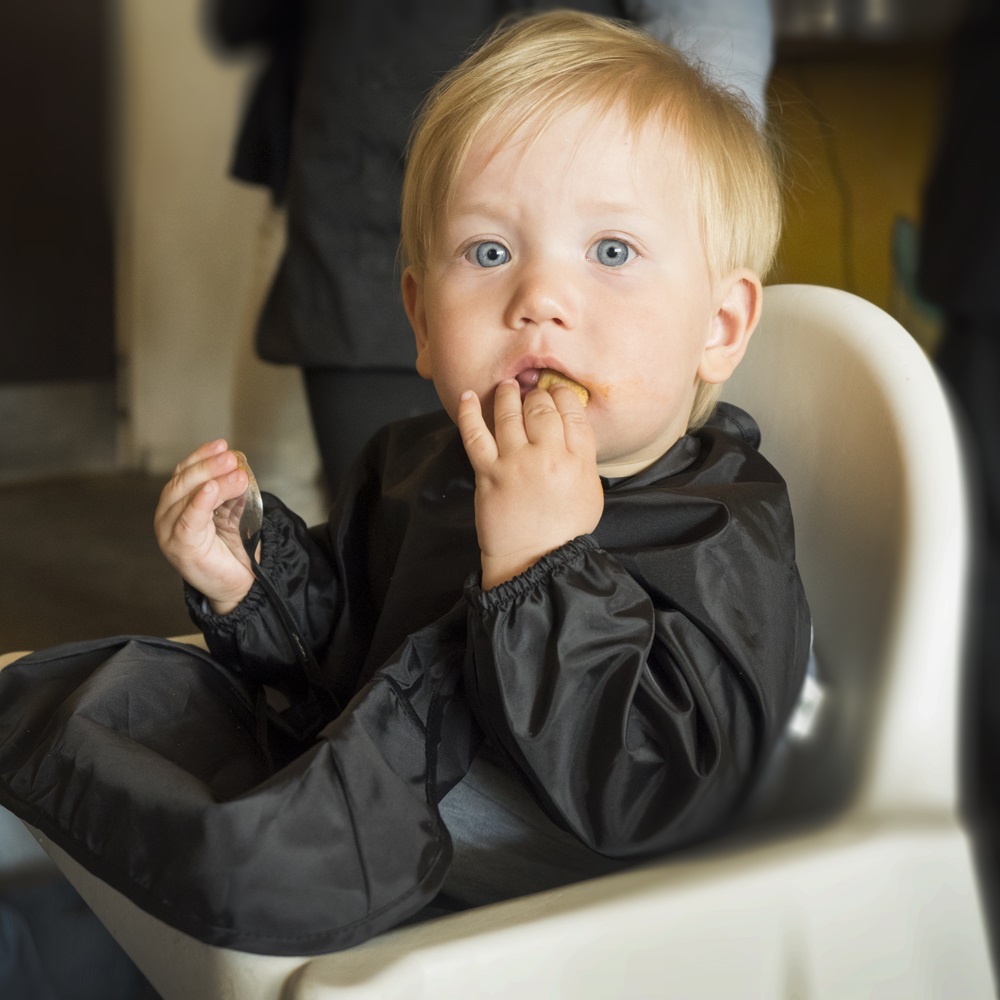 Ruokalappu AddBagy Long Sleeves Black Ruokalappu AddBagy Long Sleeves Black