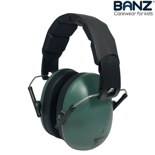 Lasten kuulonsuojaimet Banz Bubzee Kids Dark Green
