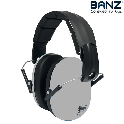 Lasten kuulonsuojaimet Banz Bubzee Kids Grey