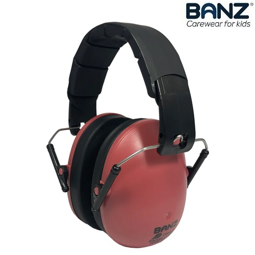 Lasten kuulonsuojaimet Banz Bubzee Kids Maroon