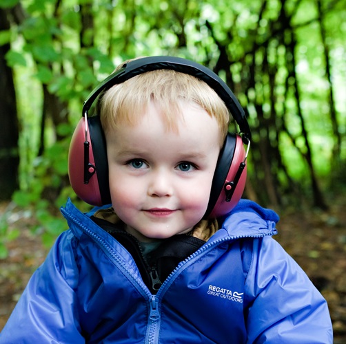 Lasten kuulonsuojaimet Banz Bubzee Kids Maroon