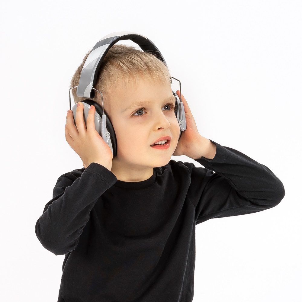 Lasten Kuulonsuojaimet - Reer Kids Light Grey