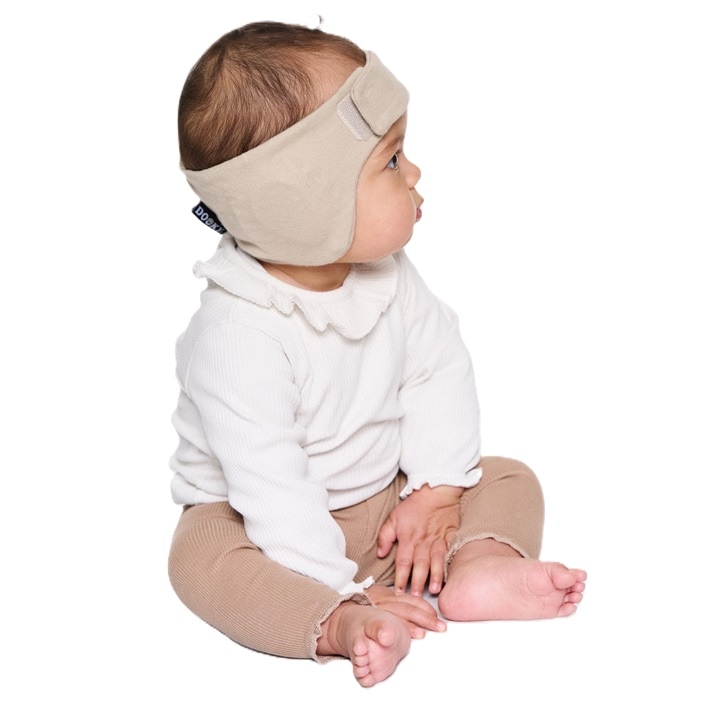 Vauvan Kuulosuojus - Dooky Headband Beige