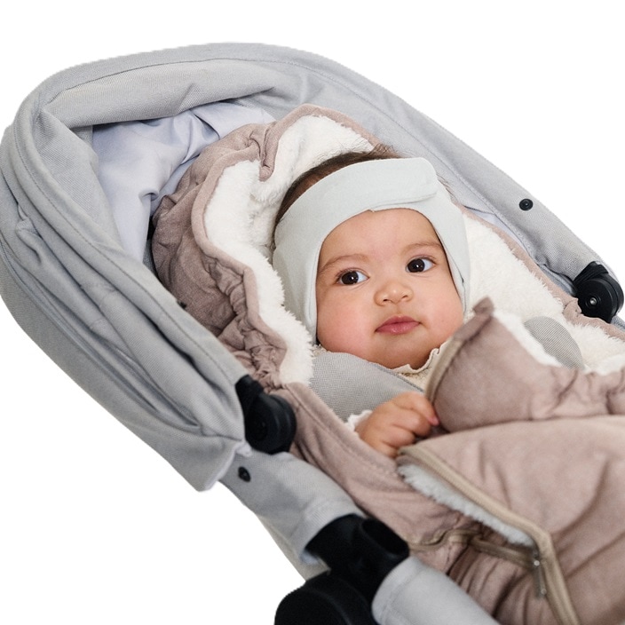 Vauvan Kuulosuojus - Dooky Headband Grey