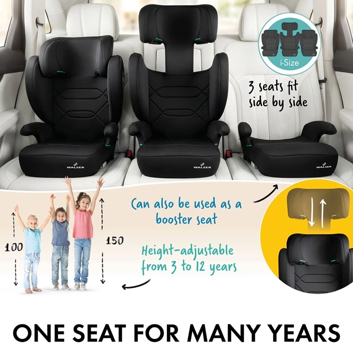 Taitettava turvaistuin autoon Walser Numa 2-in-1 Isofix