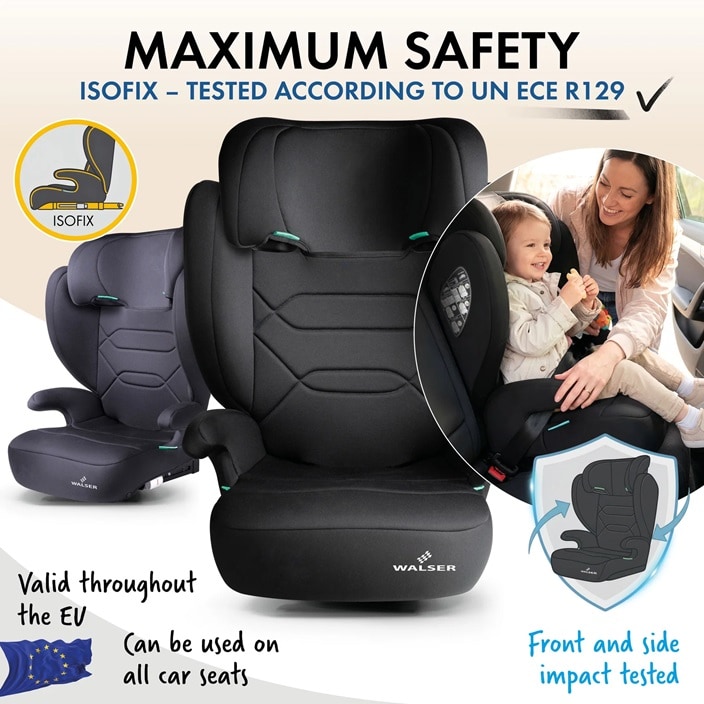 Taitettava turvaistuin autoon Walser Numa 2-in-1 Isofix