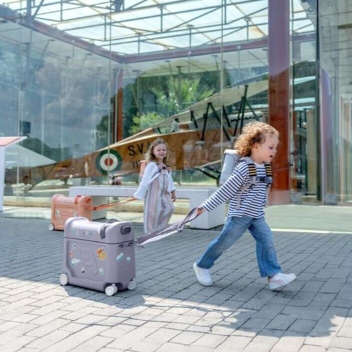 Lasten Matkalaukku & Matkasänky - Stokke Jetkids BedBox Arctic Blue