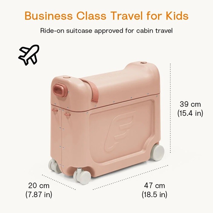 Lasten Matkalaukku & Matkasänky - Stokke JetKIds BedBox Coral Pink