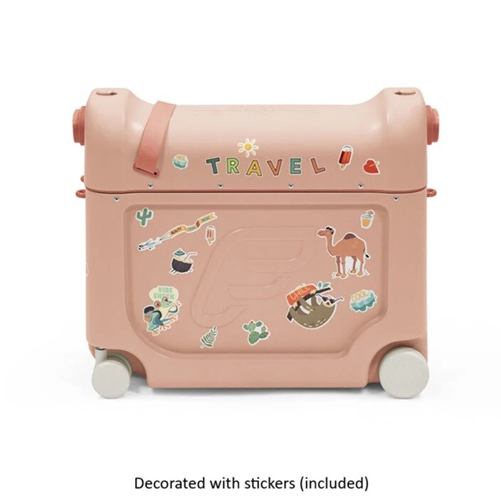 Lasten Matkalaukku & Matkasänky - Stokke JetKIds BedBox Coral Pink