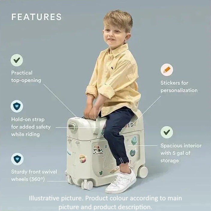 Lasten Matkalaukku & Matkasänky - Stokke JetKids Moonglow White