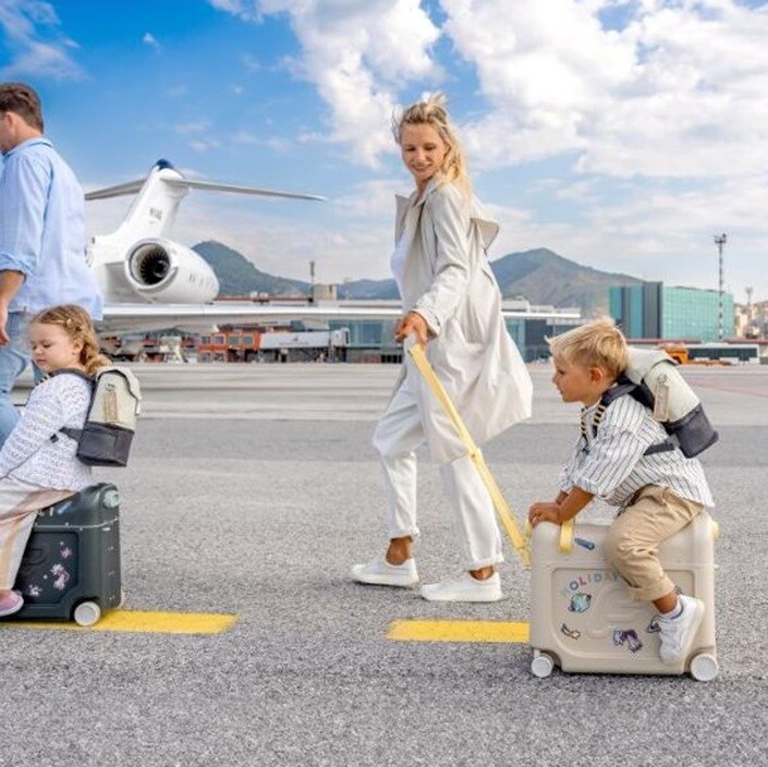 Lasten Matkalaukku & Matkasänky - Stokke JetKids Moonglow White
