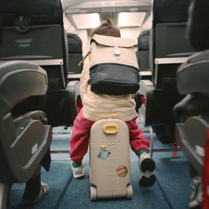 Lasten Matkalaukku & Matkasänky - Stokke JetKids Moonglow White