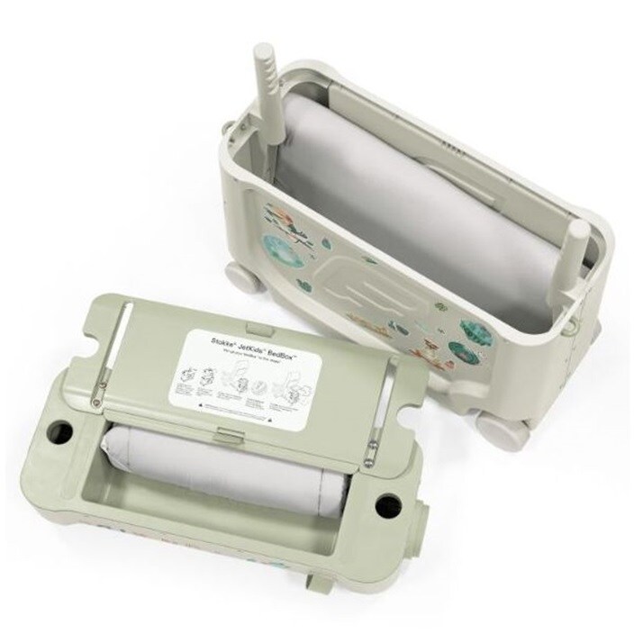 Lasten Matkalaukku & Matkasänky - Stokke JetKids BedBox Sea Green