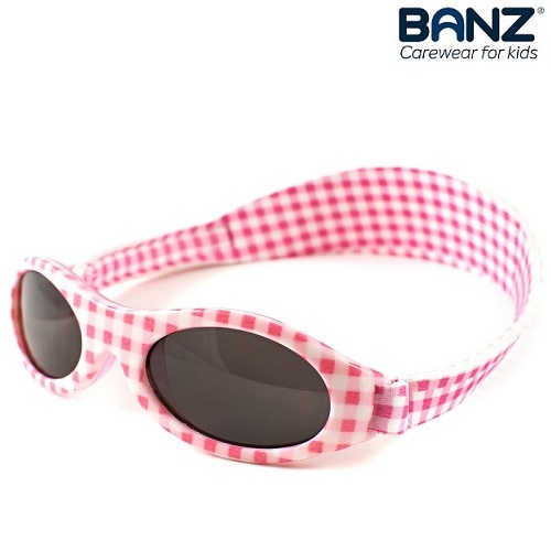 Lasten aurinkolasit KidzBanz Pink Chequers