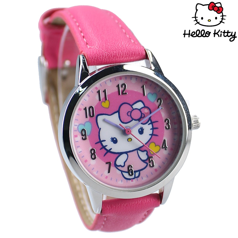 Lasten rannekello Hello Kitty Kids Time Fuchsia