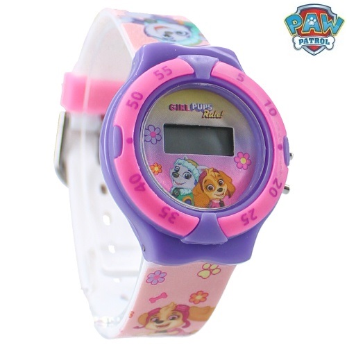 Lasten rannekello Paw Patrol Kids Time Pink