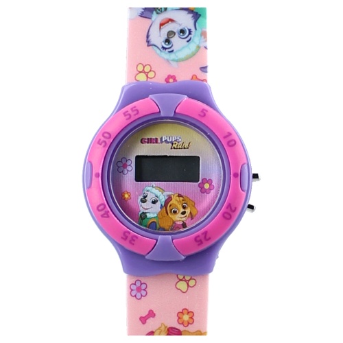 Lasten rannekello Paw Patrol Kids Time Pink