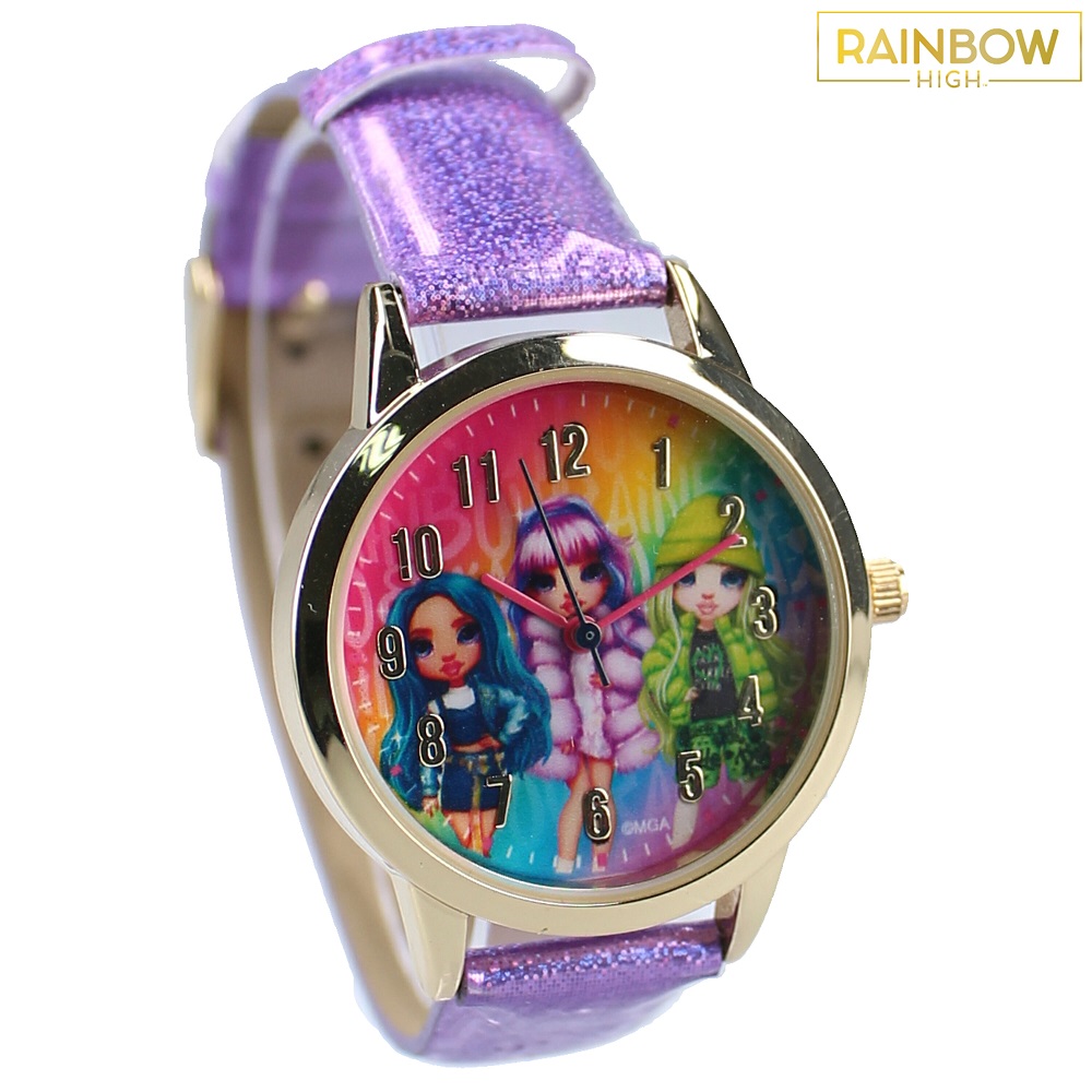 Lasten rannekello Rainbow High Kids Time Purple