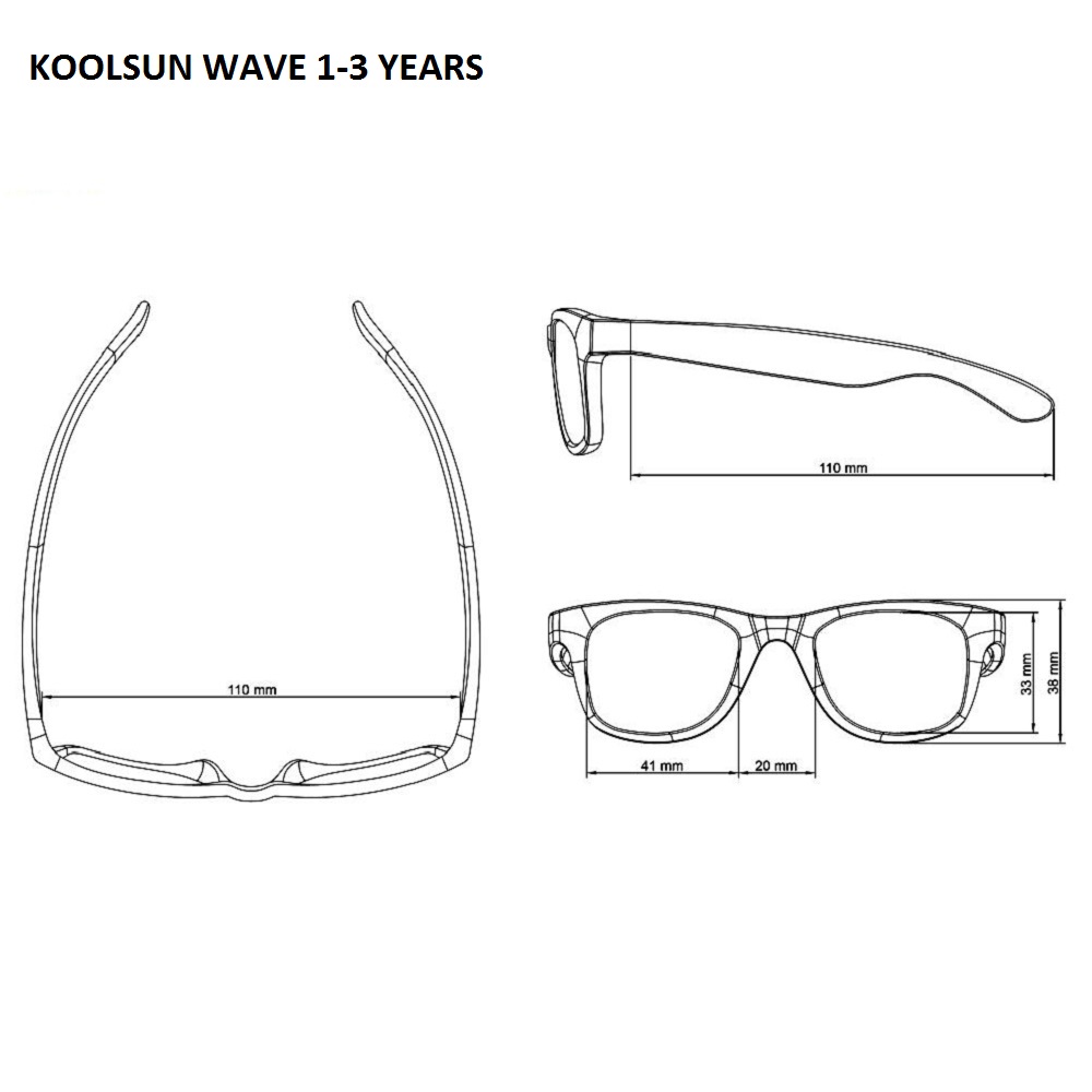 Lasten Aurinkolasit Koolsun Wave