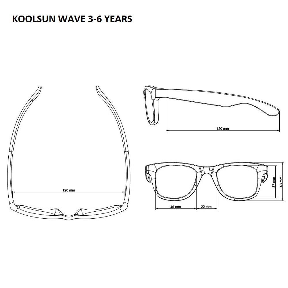 Lasten Aurinkolasit Koolsun Wave