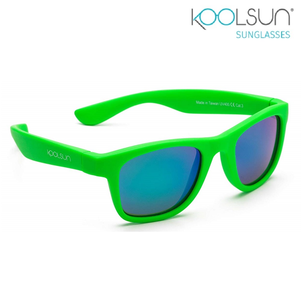 Lasten Aurinkolasit Koolsun Wave Neon Green