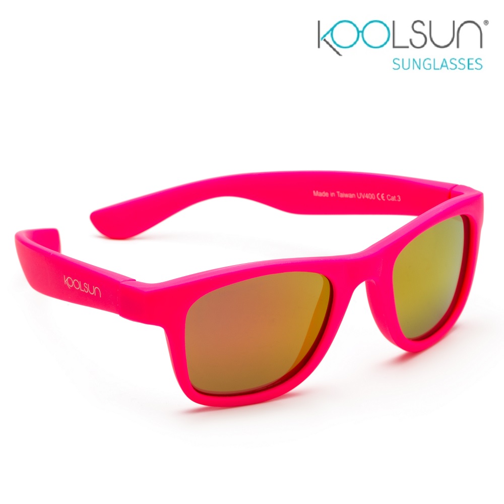 Lasten Aurinkolasit Koolsun Wave Neon Pink