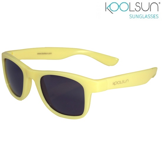 Lasten aurinkolasit Koolsun Wave Mellow Yellow