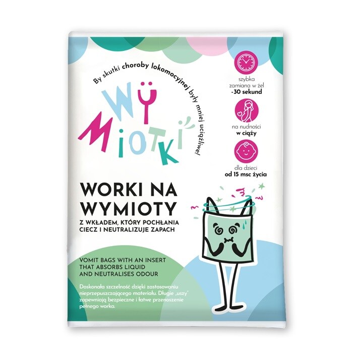 Oksennuspussit - Wumiotki Vomit Bags 6-pack