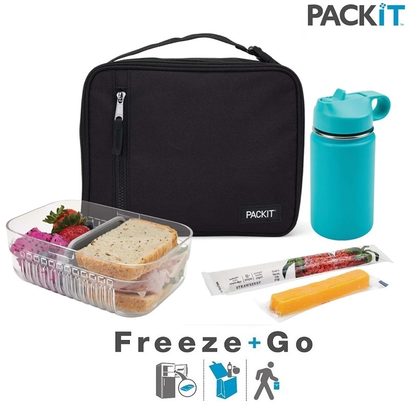 Kylmälaukku PackIt Freezable Lunch Box Black