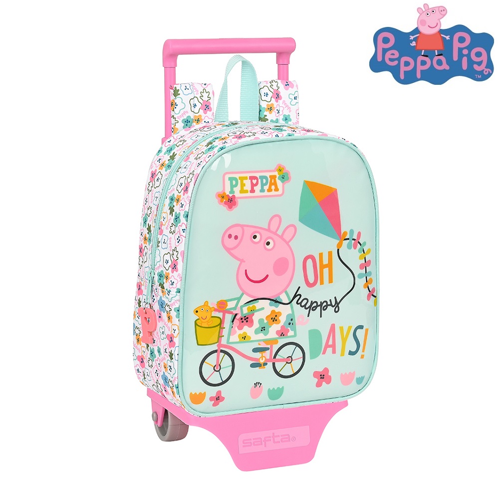 Lasten matkalaukku Peppa Pig Oh Happy Days