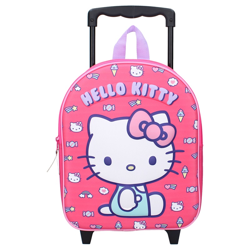 Lasten matkalaukku Hello Kitty Another Dimension Trolley Backpack