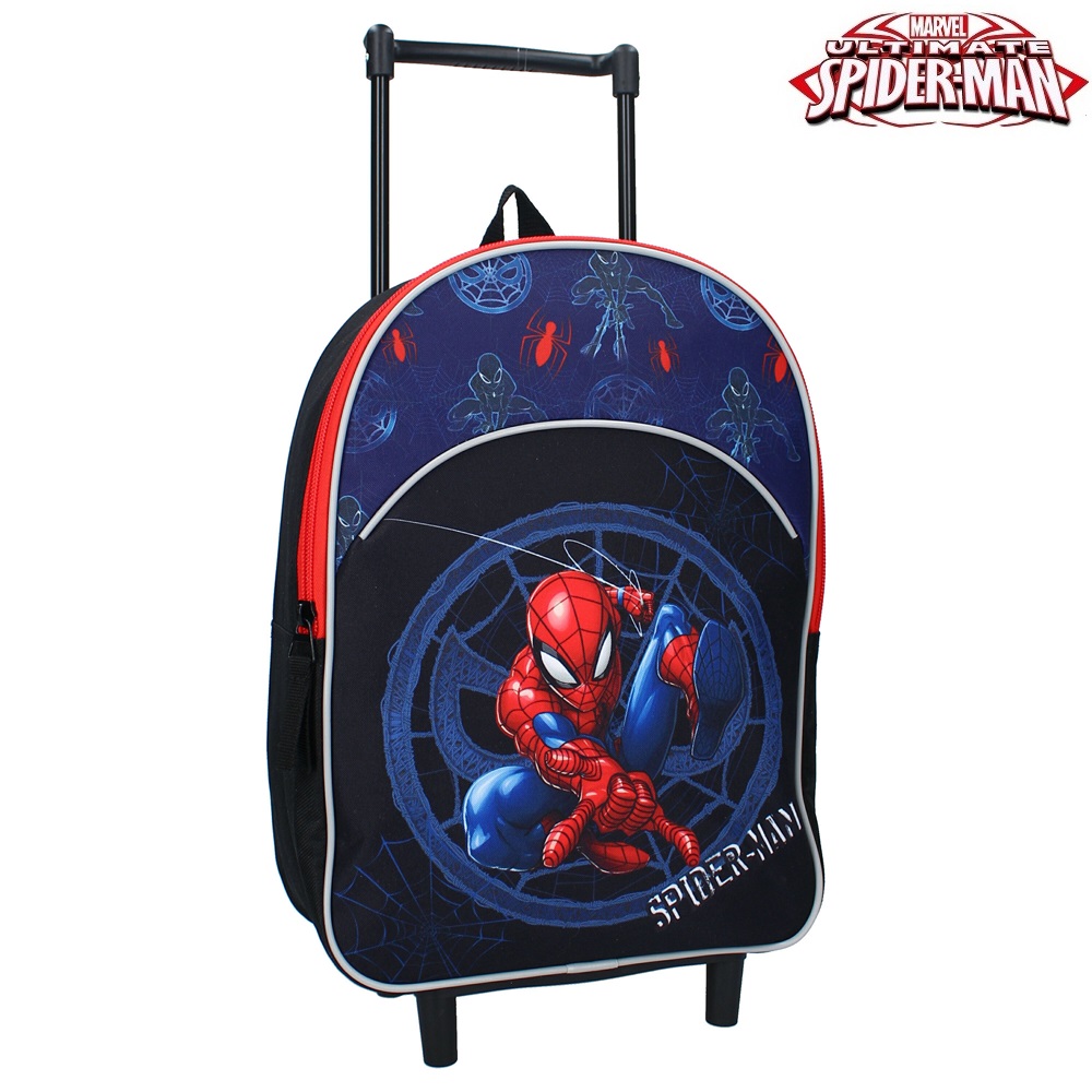 Lasten matkalaukku Spiderman Fight Against Wrong Trolley Backpack